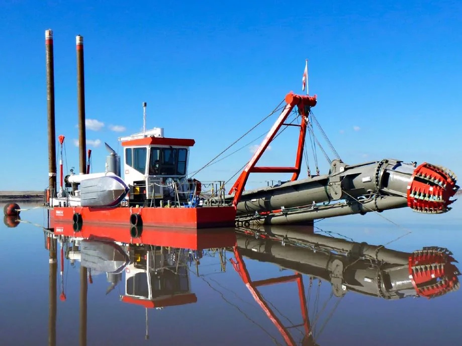 Cutter suction dredger reference image supplied in the company profile