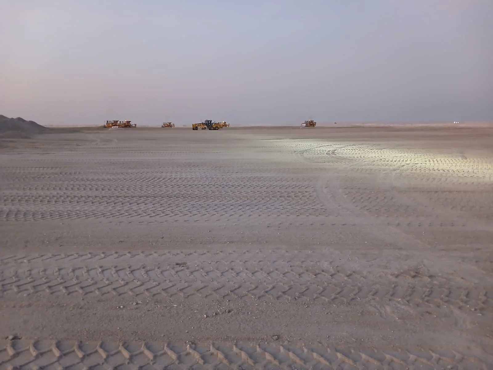 Graded ground at the Offshore Islands project